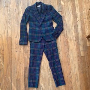Women’s Plaid Suit, Merona, cropped / petite